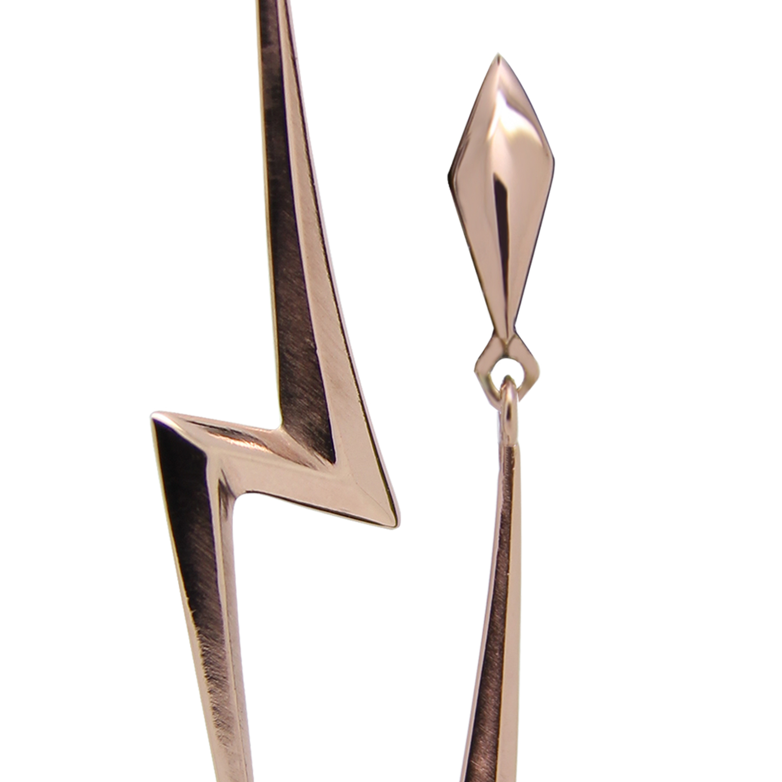 Lightning Bolt Earrings Long William Cheshire