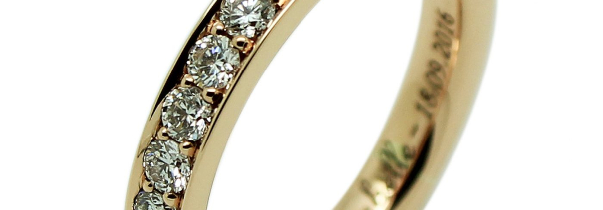 18ct Yellow Gold Ladies Channel Set Diamond Full Eternity Ring Set With 1ct  Of Round And