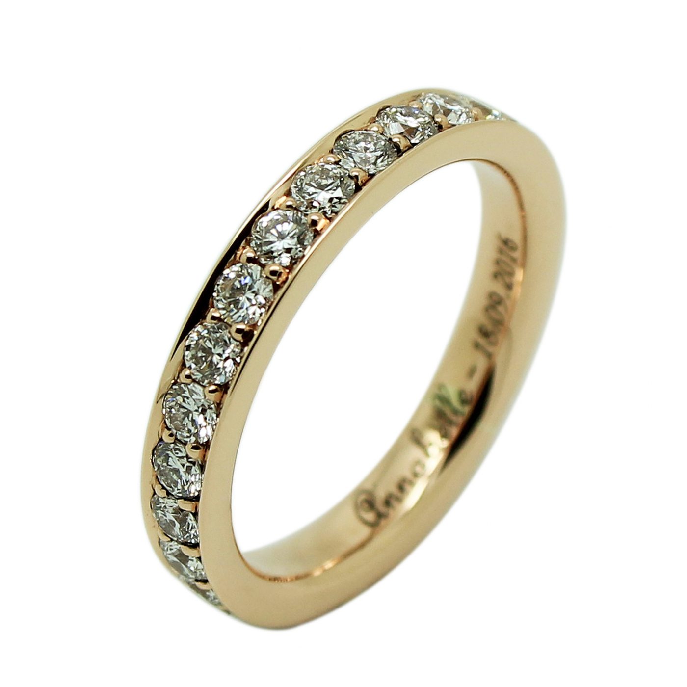 Promise Diamond 18ct Yellow Gold Full Eternity Ring | Jian London